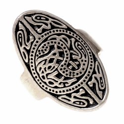 [07 Ring Angel.b.kl] Angelsächsischer Fingerring (Bronze, S)