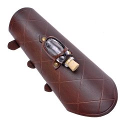 [03 Bracer-TRA 1.fa.br.gr.kl] Armschützer mit einem Trankfläschchen (braun, klein)