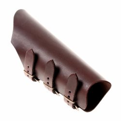 [03 Bracer-Bu.fa.br.gr.kl] Armschützer mit Schnallen (braun, klein)