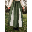 Mittelalter Rock "Isabella" Grün/Natur