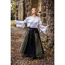 Mittelalterrock "Dana" Schwarz-Grün