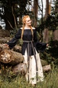 Bluse "Emma" Schwarz - die Klassische Mittelalterbluse