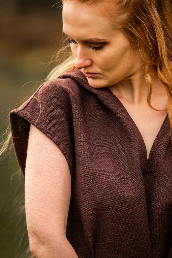 [9463b.gr.s] Waldläufer Tunika Aldon unisex Braun (S)