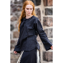 Mittelalter Bluse "Tilda" Schwarz