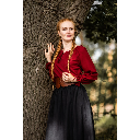 Mittelalterbluse "Edith"Rot
