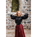 Mittelalterbluse "Morgan" Schwarz