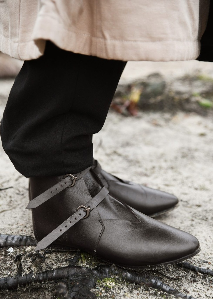 [ULF-FW-04.sc.39] Mittelalterliche Schnallenschuhe  - Mittelalterliches Schuhwerk für Larp & Reenactment (39)