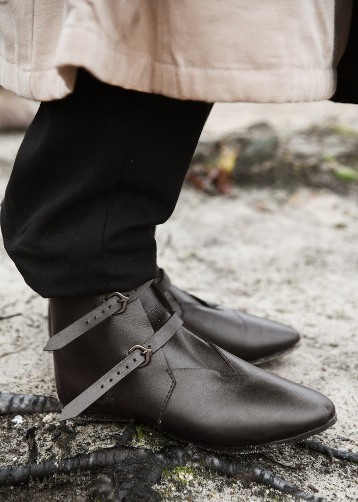 [ULF-FW-04.sc.39] Mittelalterliche Schnallenschuhe  - Mittelalterliches Schuhwerk für Larp & Reenactment (39)