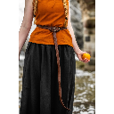 Schmaler Ledergürtel 2 cm aus robustem Leder schwarz oder braun in zwei Längen