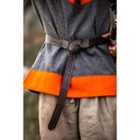 Ringgürtel aus Leder mit durchgehender Prägung 150cm oder 190 cm braun oder schwarz