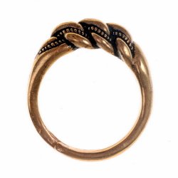 [07 Ring Wolin.b.kl] Wikinger-Ring "Wolin" (klein, Bronze)