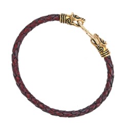 Wikinger-Armband "Wolfskopf"