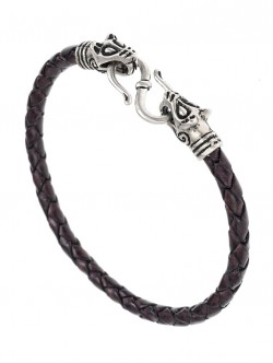 Wikinger-Armband "Wolfskopf"