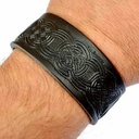 Leder-Armband in 3 cm Breite - Flechtband