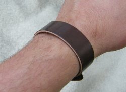 Leder-Armband für Mittelalter - 2 cm