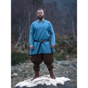 Wikingerhose mit Beinschnürung Wodan dunkelblau Leinen- Mittelalter Gewand Larp & Reenactment (Kopie)
