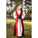 Mittelalter Kleid "Genefe" Rot/Natur