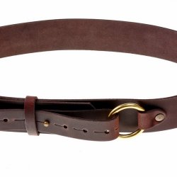 Breiter Gürtel mit Ring-Verschluss - 5 cm
