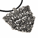 Großer Anhänger "Grüner Mann" Amulett