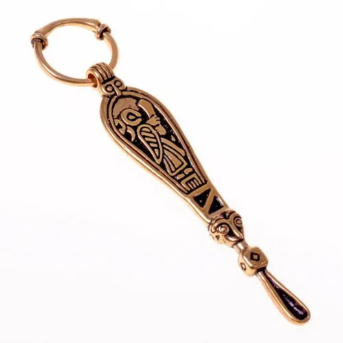 [0 Ohrl-Birka.b] Ohrlöffel der Wikingerzeit aus Birka (Bronze)