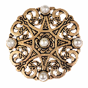 Scheibenfibel "Trewhiddle"