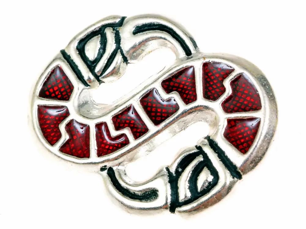 Langobardische Vogelfibel aus Bronze - 3,7 cm
