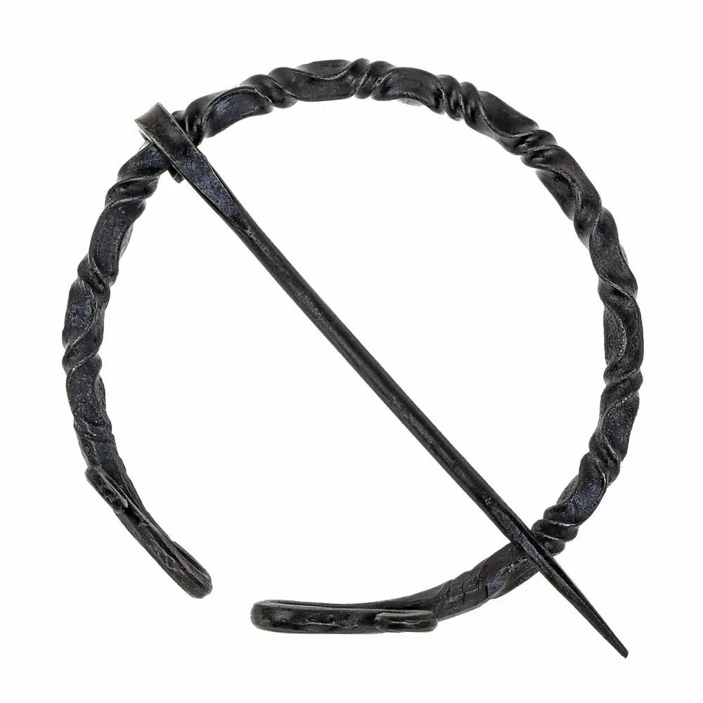 [16 Fi Wik gross] Große Wikinger-Fibel aus Eisen - 8,5 cm