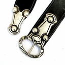 Alamannischer Gürtel 4 cm mit Riemenende Leder