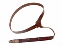 Irischer Gürtel "Lagore" - 3 cm / Ende + Nieten