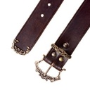 Wikinger-Gürtel aus Leder - 4 cm / Klassisch