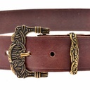 Wikinger-Gürtel "Gokstad" - 4 cm / Klassisch