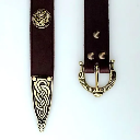 Wikinger-Gürtel - 3 cm / Ende + Nieten