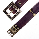 Mittelalter Gürtel 'Erik' von Pomern mit Riemenende und Nieten