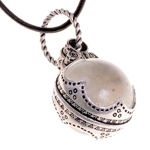 [0 Got-Glas L.me.br] Gotland-Spähre groß - Bronze Anhänger Replik (Bronzefarben)