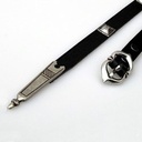 Spätmittelalter Ledergürtel mit Riemenende und Nieten 1,5 cm 1250 - 1400  - Accessoire für Mittelalter Reenactment, Larp & Fantasy Gewandung