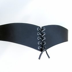 [10 A-Mieder.br] Mieder-Gürtel "Bertholdin A" (braun)