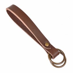 [04 Rockhalter E.fa.br.me.si] Rockzipfel-Halter - schmal (braun, silber)