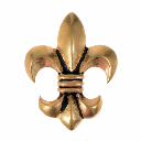 Riemenbeschlag "Fleur de Lys"