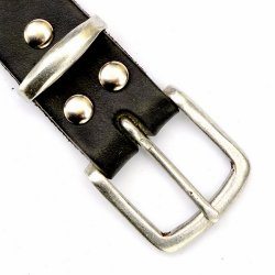 [10 Ke-Gü 3 B:.kl.br] Klassischer Gürtel 3 cm - Kernleder (braun, klein)