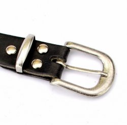 [10 Sp-Gü 3 D:.fa.br.gr.kl] Klassischer Gürtel 3 cm - Spaltleder (braun, klein)