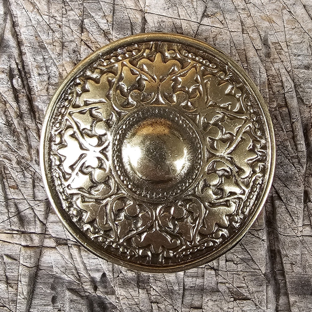 [N-341-2] Egmond Schildplatte Beschlag Messingfarben