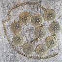 Kettengürtel, MAGYAR-KREUZE, messingfarben