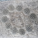 Kettengürtel, MAGYAR-KREUZE, messingfarben