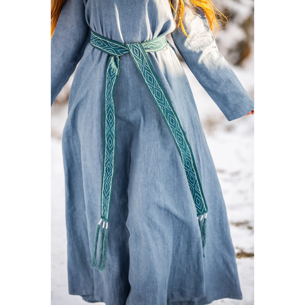 [9106bl] Wikinger Gürtel "Caja" Blau