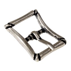 [09 Ma-S 15:D.me] Doppel-Schnalle - für 1,5 cm Breite (messing)