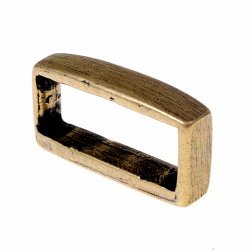 [08 Schlau-Me 2.si] Gürtelschlaufe Metall - für 2 cm (silberfarben)