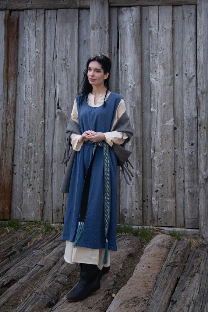 Bäuerliches Überkleid Gewand für Mittelalter & Larp (S)