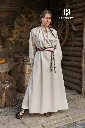Rus-Unterkleid "Lilia" in Natur – Elegantes Untergewand inspiriert von der Kiewer Rus