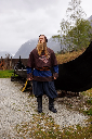 Wikinger Wollgugel "Bjomolf" in Braun