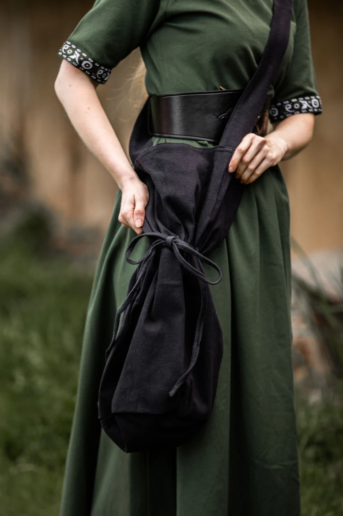 [9090s] Umhängetasche Leti -- Accessoire für Mittelalter Kostüme, Reenactment und Larp